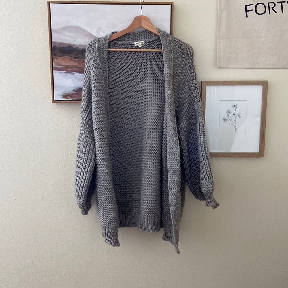 World Market Oversized Cardigan